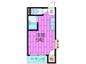 アルコバレーノ 1Rの間取り