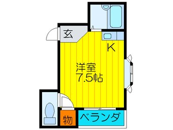 間取図 アルコバレーノ