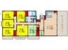 マンションフェニックス 6LDKの間取り
