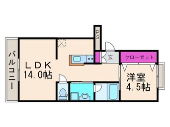 間取図 マンション東岡