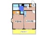 ラフィ－ネ・シャンブル 1LDKの間取り