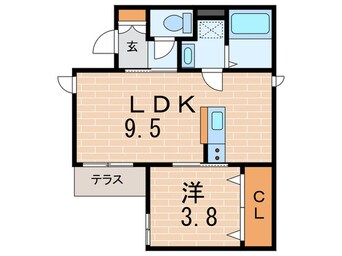 間取図 フェリオ鳴尾