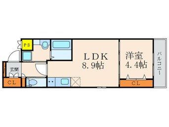 間取図 ビクトワール京都河原町