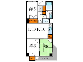 間取図 ヒルデン北山