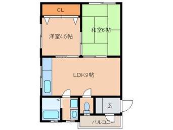 間取図 エクラシア鷹取