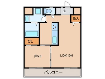 間取図 中西第３マンション