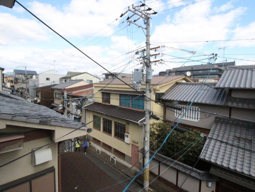 室内からの展望 今出川キャンパス