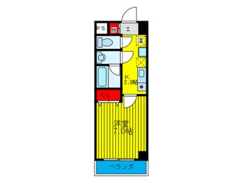 間取図 都マンション赤川