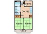 ラフォ－レＫＥＧＯ 3DKの間取り