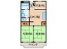 ラフォ－レＫＥＧＯ 3DKの間取り