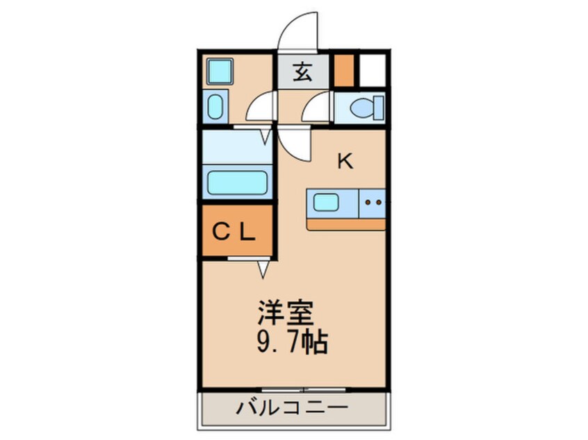 間取図 グランベル三山木