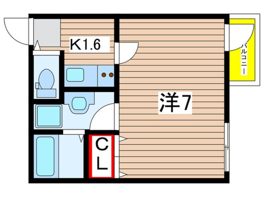 間取図 ａｔｔｒｉｃｅ太秦