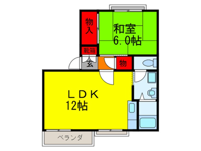 間取図 田口ハイツ