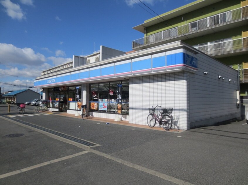 ローソン　東大阪玉串町東店(コンビニ)まで620m 田口ハイツ