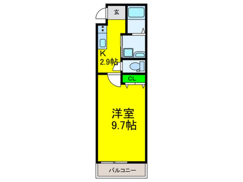 間取図 フジパレス浜寺石津東