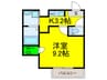 フジパレス浜寺石津東 1Kの間取り