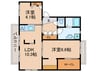フレグランス大谷 2LDKの間取り