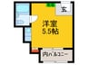 山田ビル 1Rの間取り