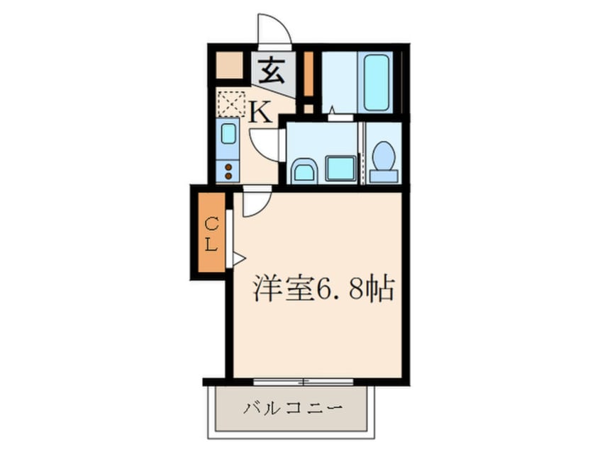 間取図 ラグゼ尼崎ＷＥＳＴ