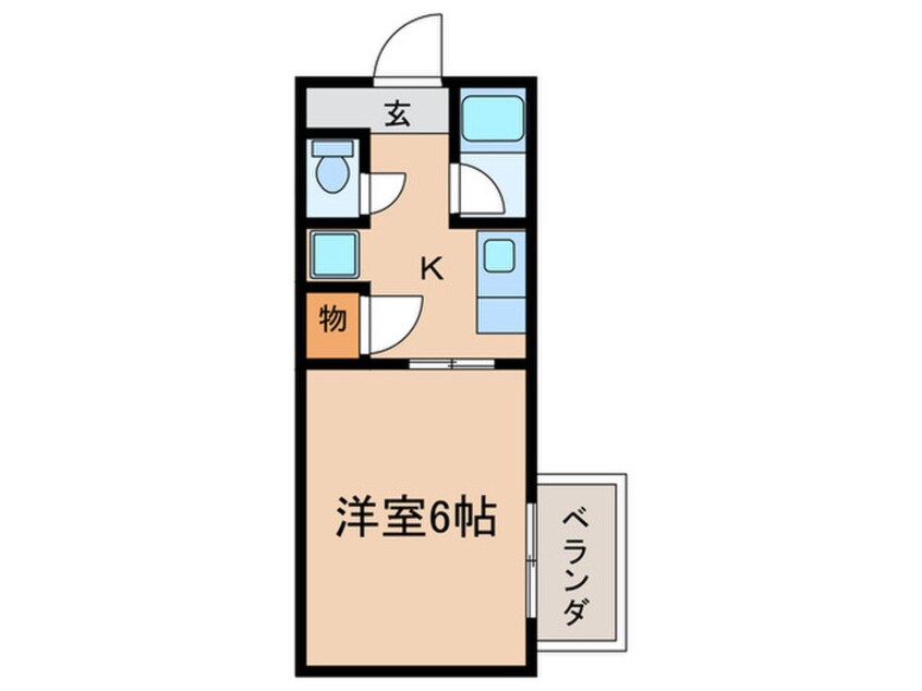 間取図 グリ－ンコ－ポ