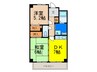 アンジュル－ブル 2DKの間取り