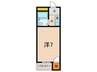 サザンビラ 1Rの間取り