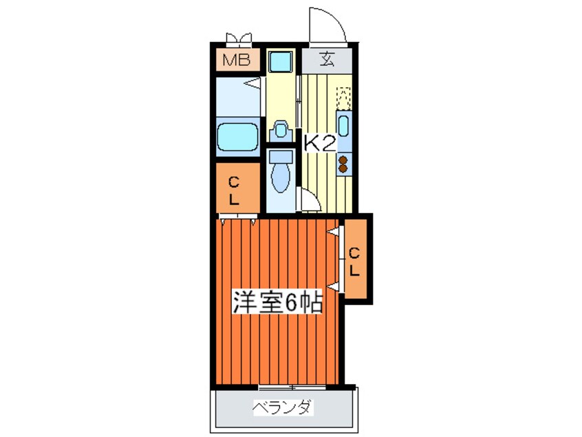 間取図 チェリ－ヒルズ