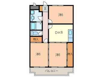 間取図 ハイツ山手