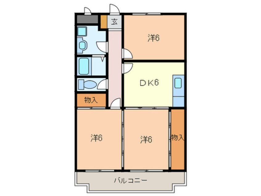 間取図 ハイツ山手