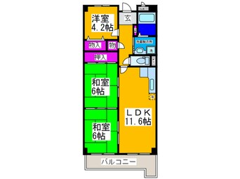 間取図 エスト堺グランディール