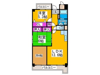 間取図 エスト堺グランディール