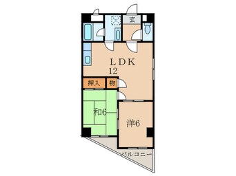 間取図 ファミール 武庫之荘