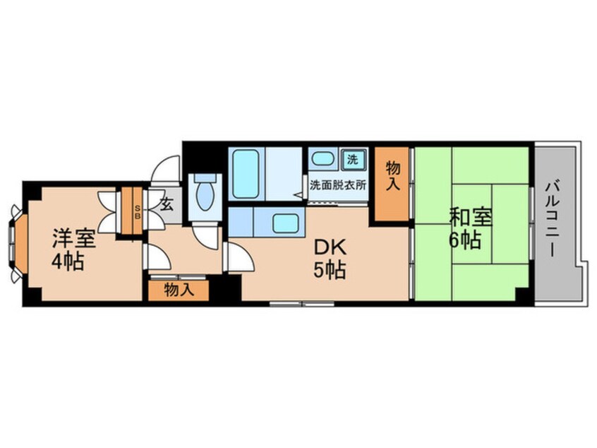 間取図 土井コーポ