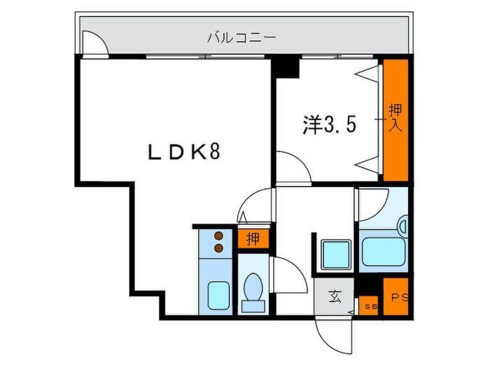 間取り図 ラフィーネ三宮