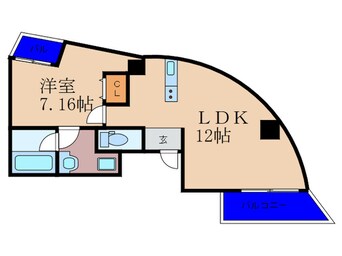 間取図 パークフロント北梅田