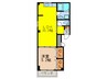ＣＯＭＦＯＲＴ上の町 1LDKの間取り