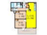 ブリリアタワー箕面船場(511) 2LDKの間取り