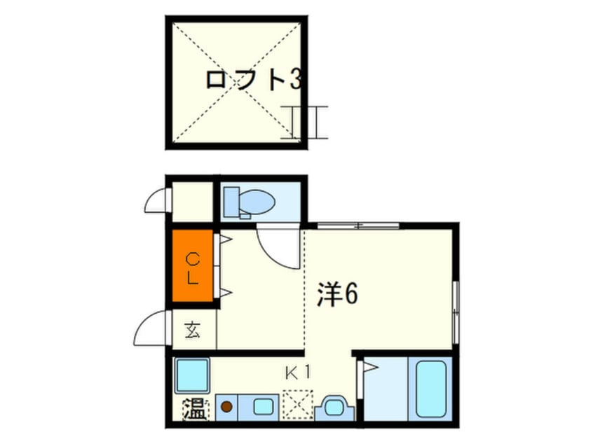 間取図 六甲アパ－トメント
