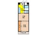 ト－カイプラザ２号館 2DKの間取り