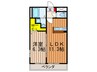 アムール兒島 1LDKの間取り