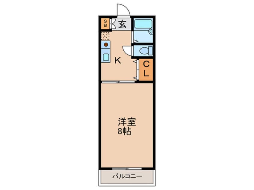 間取図 ハイツＵＥＦＵＮＥ