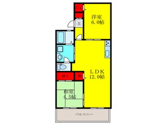 間取図 エクセルビュ－
