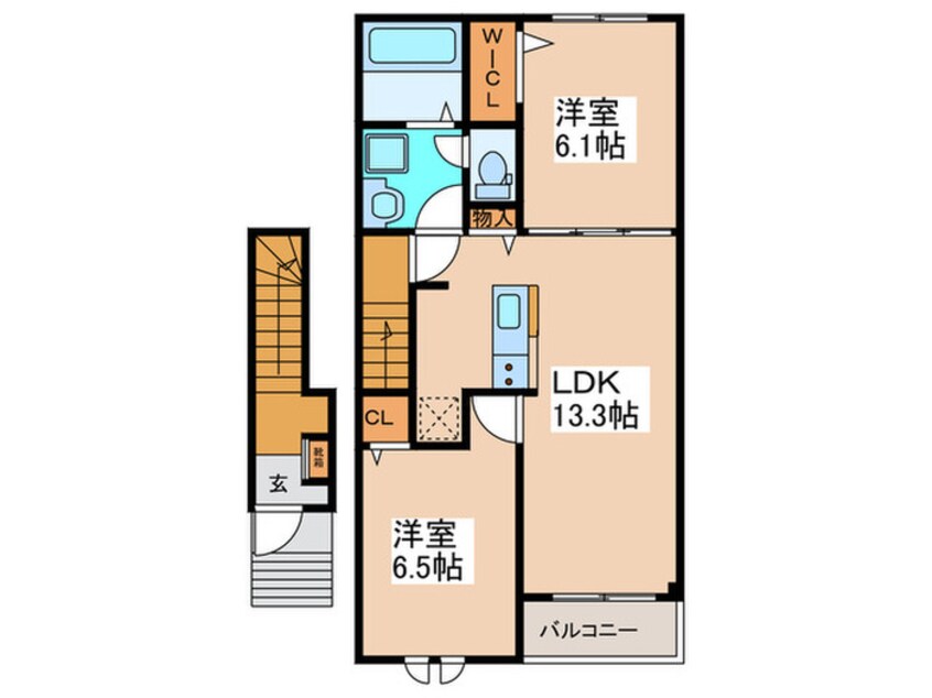 間取図 フェリス・ストリーム　Ⅰ