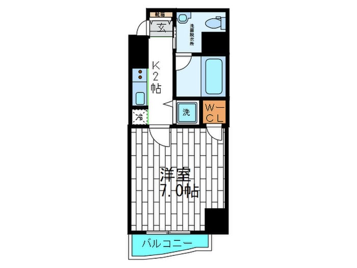 間取り図 ﾌｧｰｽﾄｽﾃｰｼﾞ京町堀ﾚｼﾞﾃﾞﾝｽ(901)