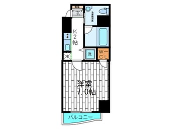 間取図 ﾌｧｰｽﾄｽﾃｰｼﾞ京町堀ﾚｼﾞﾃﾞﾝｽ(901)