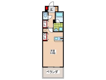 間取図 Ｅ・スクウェア森小路