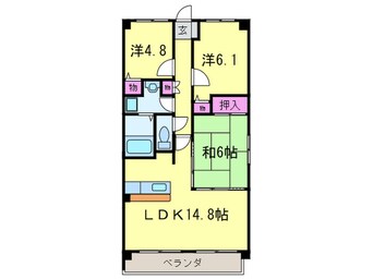 間取図 仮）ディエトロ北山