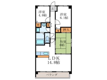 間取図 仮）ディエトロ北山