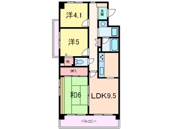 間取図 岡本パ－クレジデンス