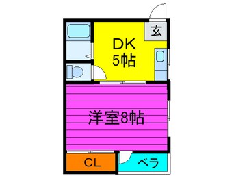 間取図 秀和第２ハイツ